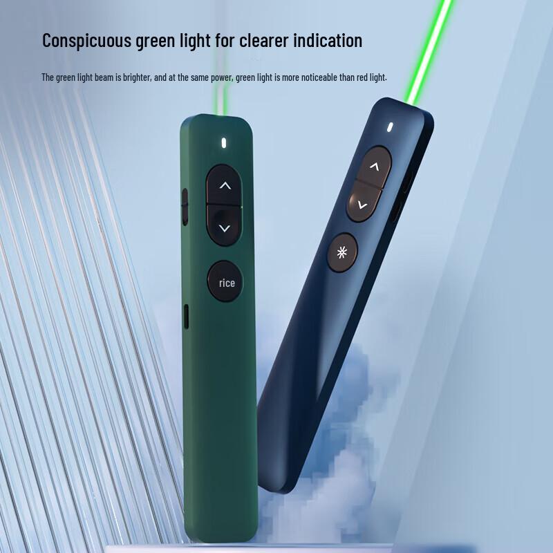 Deli Green Laser Presenter with Page Turner