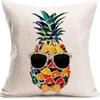 New Nordic Linen Pillowcase Summer Fruit Print Pillowcase Sofa Cushion Cover Home Furnishing