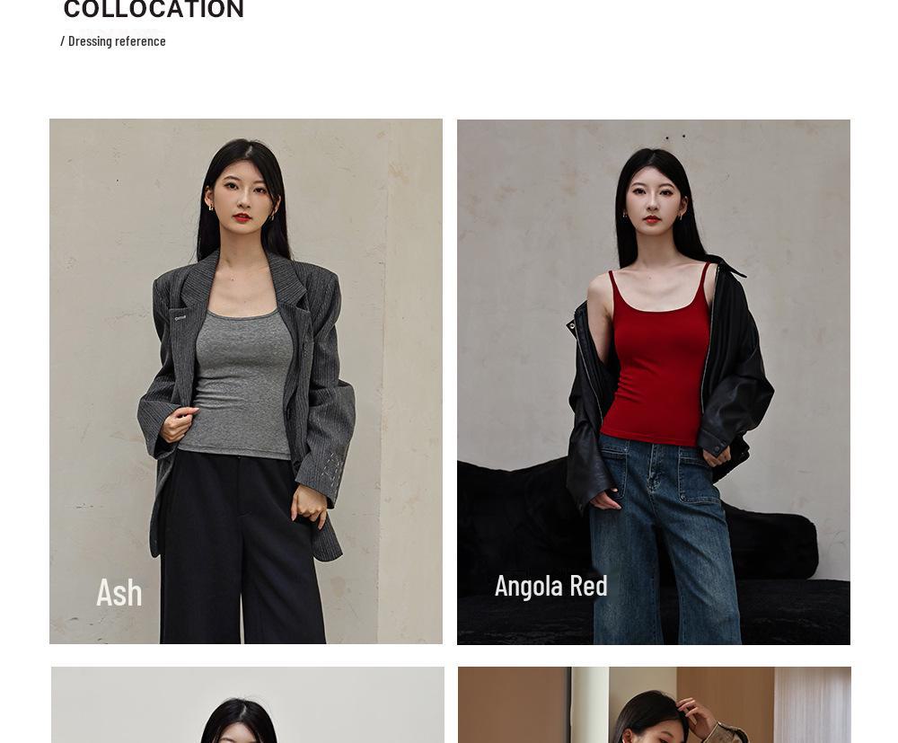 Women's Slim Fit Velvet Camisole with Chest Pad - Square Collar, Sleeveless Top for Autumn/Winter. Perfect as Inner Wear or Outerwear.