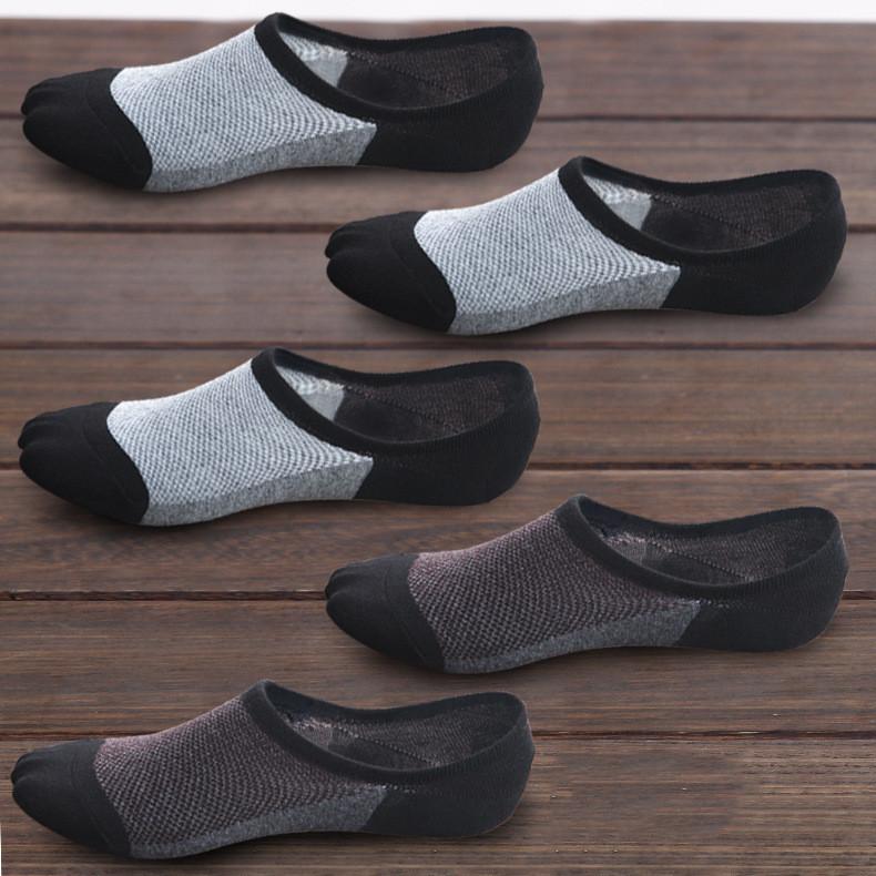 5 pairs of men's summer shallow mouth youth short socks invisible student low cut thin style