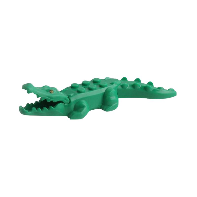 MOC Meerestierfiguren Bausteine Krokodil See Wal Hai Oktopus Schlange Dinosaurier Clownfisch Schildkröte Steine Kinderspielzeug Geschenk