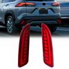 LED Rear Bumper Reflector Light For Toyota Corolla Cross   Car Strop Brake Warning Start-up Dynamic Turn Signal Lamp 12V