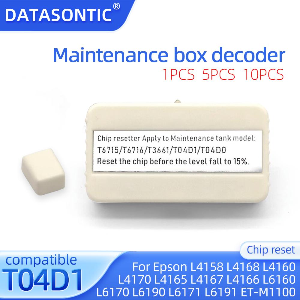 T6716 T04D1 T04d0 T3661 Reinicializador de chip de tanque de manutenção para decodificador Epson WF-M5799 C5710 C5790 C5290 C5210 XP-15000 XP6000 L6170