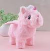 Promotional Gift Electric Unicorn That Can Cry Walk Wag  Stuffed Animals Plush
