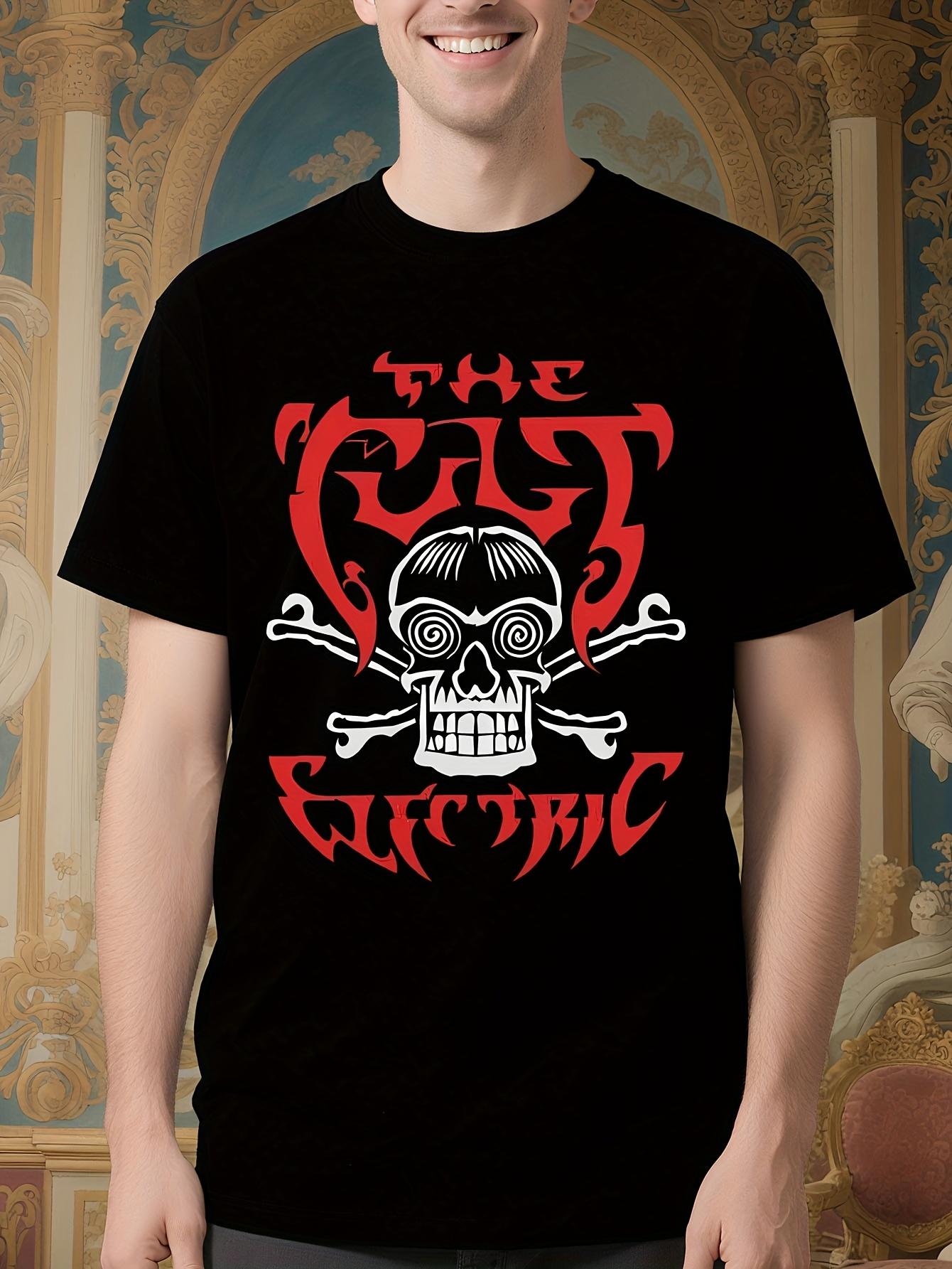 The Cult Official Electric Graphic Tee - Heavy Metal Band... S
