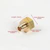 Brass Fitting Brass Copper Tube Adapter Female-Male 1/4" 3/8" 1/2" 3/4" Brass Pipe Fitting Reducer Joint