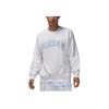 Jordan Logo Letter Crewneck Long Sleeve Sweatshirt Men Sweatshirt White FV7460-100
