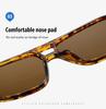 High-End Women's Retro Double Bridge Square Sunglasses