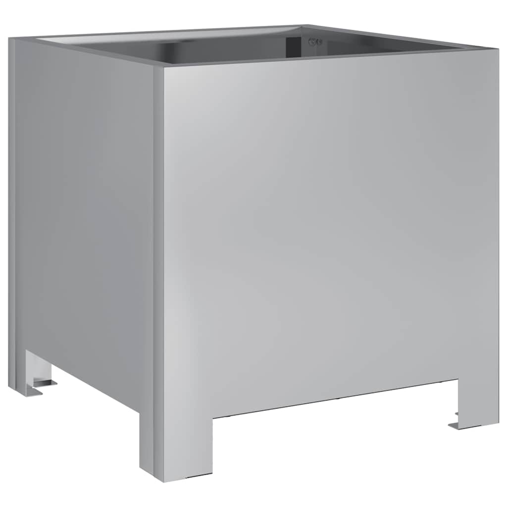 Vidaxl Donice Ogrodowe, 2 Szt., 30X30X30 Cm, Stal Galwanizowana