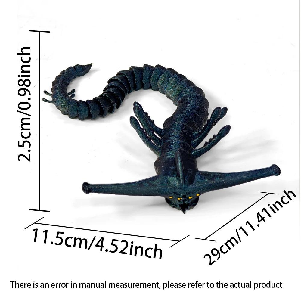 Nowe Figurki Modelowe do Druku 3D Sea Eater Bloop Gran Maja Zabawka Prezent na Boże Narodzenie Ruchome Stawy Głębinowy Bloop Potwór Morski Figurki