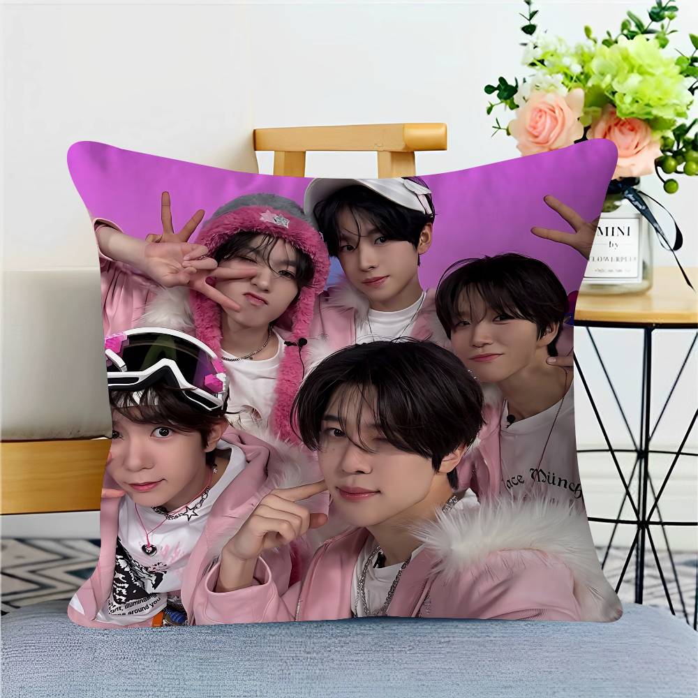 

Kpop N-NCT-WISH Maple Design Cushion Cover Happy Autumn Harvest Decor Holiday Decorati Pillow Cover 12x12Inch