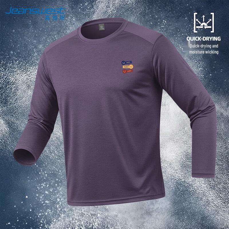 Jeanswest Unisex  Three Emotions  Print Long Sleeve T-Shirt 2XL