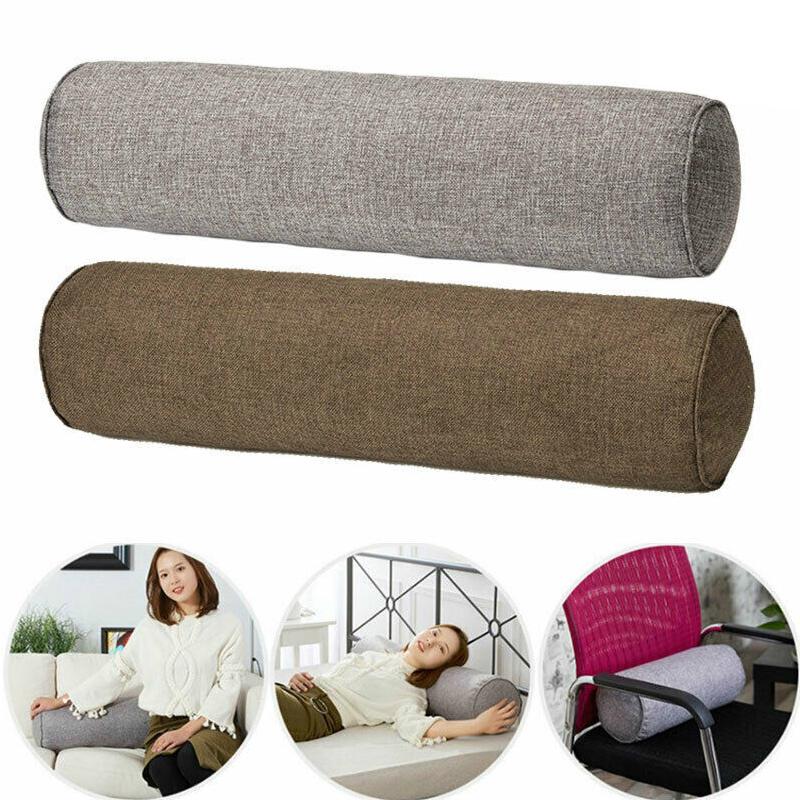 Buy Long Orthopaedic Bolster Pillow Cotton Linen Nursing Roll Neck