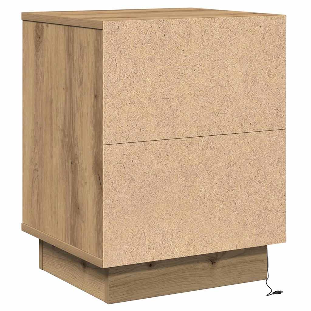 Nightstand Artisan Oak 39 x 34.5 x 50 cm engineered wood