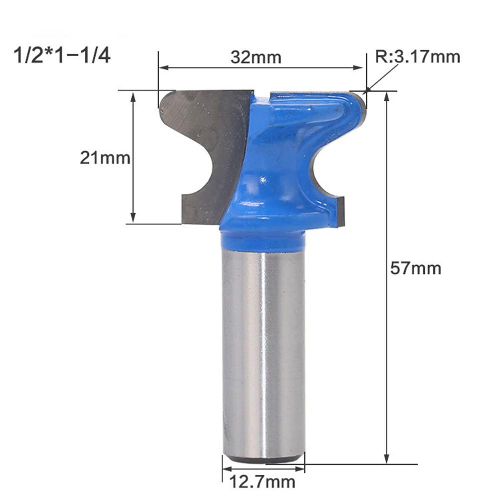 Professional Woodworking Grooving Cutter with Shank Finger Pull Drawer Pull Stool Molding Router Bit for Precise Cuts