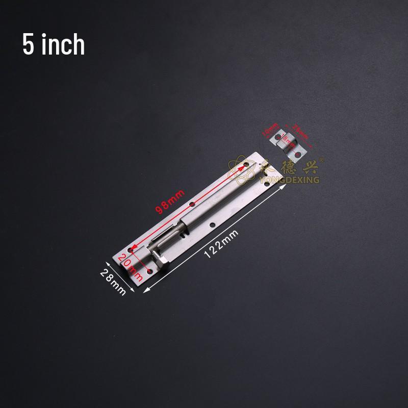 Stainless Steel Black Bolt for Cabinet & Wooden Door, Sizes: 1.5 To 5 Inches