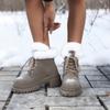 Fashion Women's Leisure Comfortable Snow Boots Winter Velvet Cotton Boots Short Boots Fashionable Versatile Warm Women Shoes