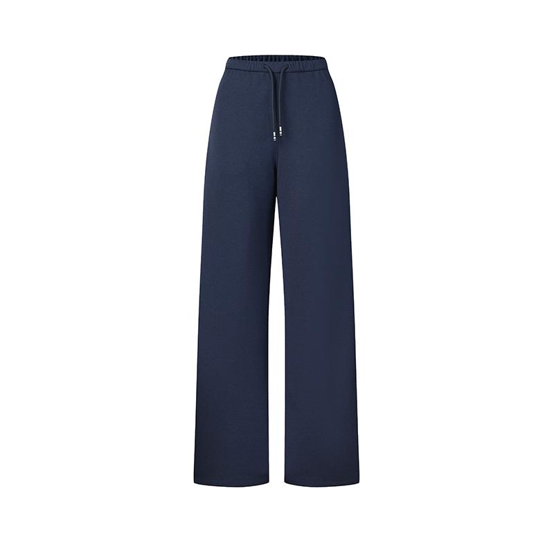 Fila Fleecegefüttert Warm Mode Einfach Klassisch Retro Tennis Lässig Vielseitig Locker Bequem Gestrickte Sporthosen Damen Unterteile A11W613605FBU