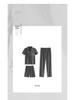 Men's Summer Short Sleeve & Long Pants 3-Piece Plus Size Set - Lightweight Cool Home Wear