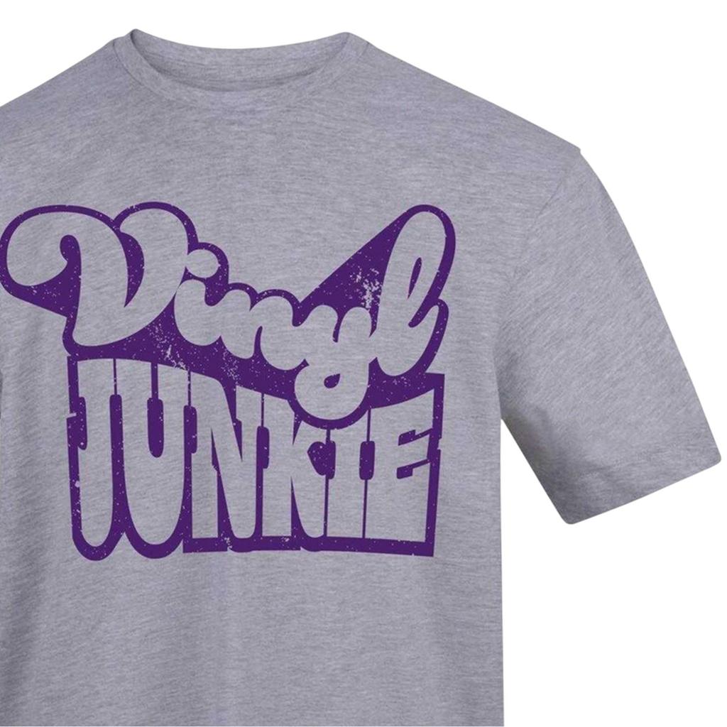 AWD Unisex Adult Vinyl Junkie Printed T-Shirt