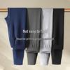 Qipilang Men's 100% Cotton Thermal Long Johns
