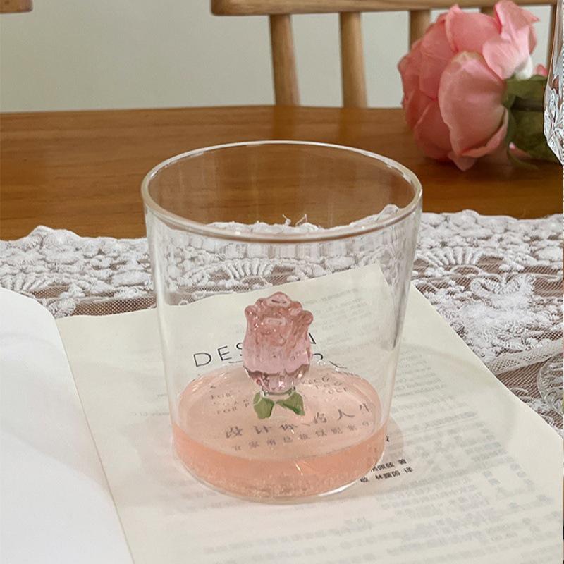 Thickened Heat-Resistant Three-Dimensional Glass Mug - Cute and Durable