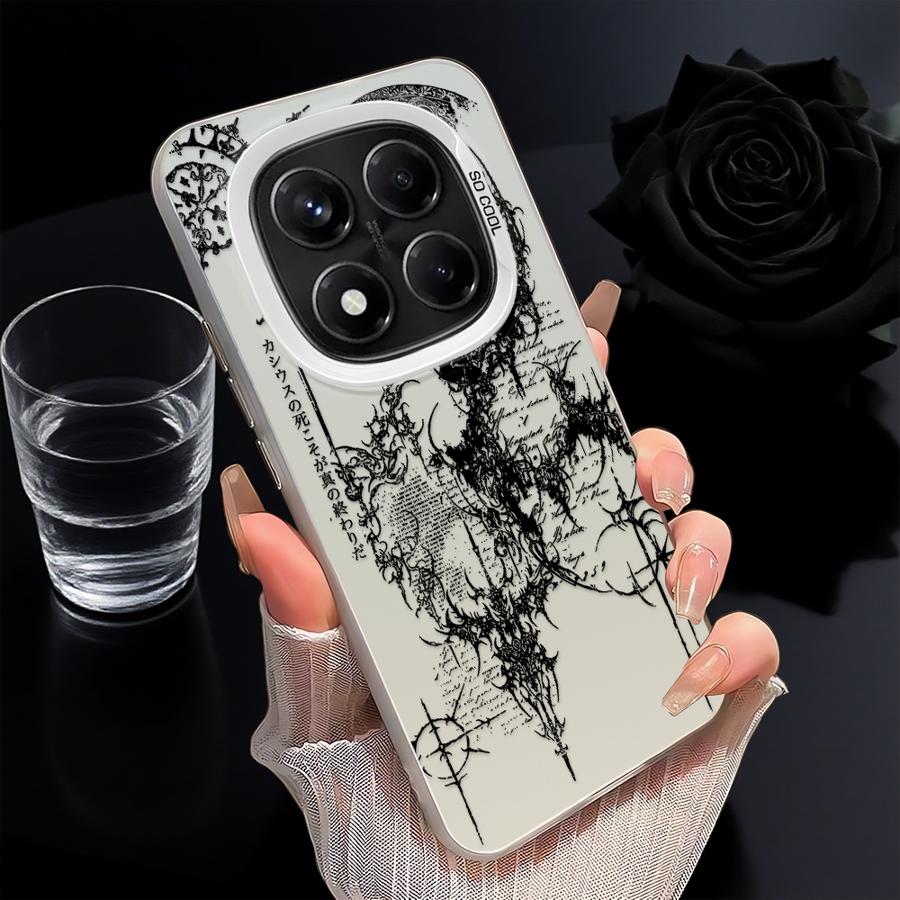 Gothic Style Angel Cross Phone Cover Case for Xiaomi Redmi Note 14 A1 11 Pro 13C 10 A2 Note 13 12 Pro Plus 12 12C 14C