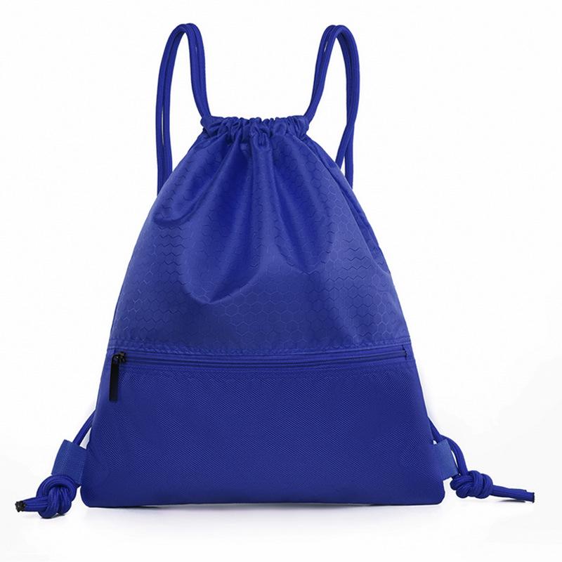 Large Capacity Outdoor Basketball Oxford Cloth Drawstring Backpack with Printed Logo