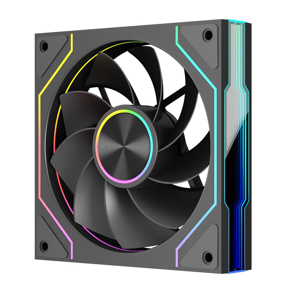 1/2Pcs Computer Chassis Fan 12cm Case Cooler Fan 4 Pin PWM Quiet Cooling Fan for Most PC Cooling Systems 800-1800RPM 5V 3Pin