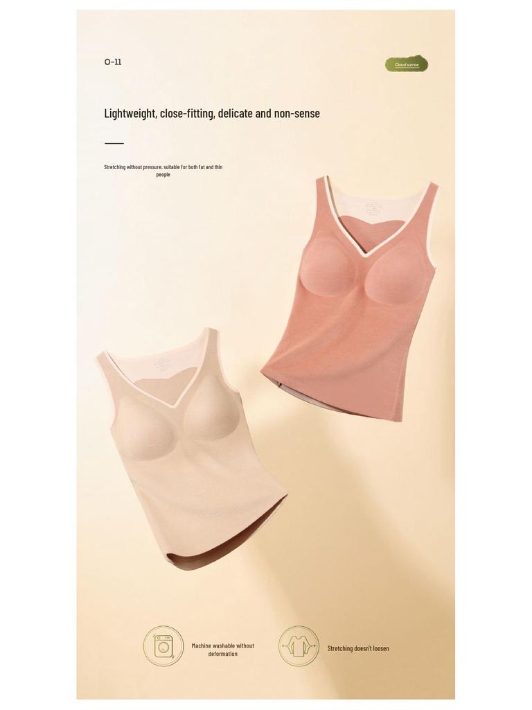 Nahtloses Damen-Thermo-Unterhemd mit Feuchtigkeitstransport - Weich, figurbetont und langanhaltende Wärme