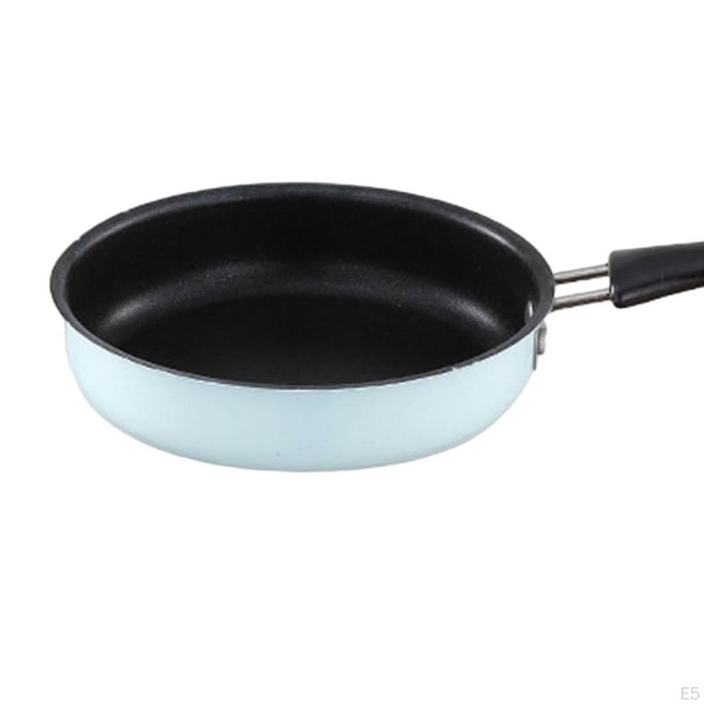 Omelet Pans with Long Round Skillet Non Smoke Fry Induction Cooker
