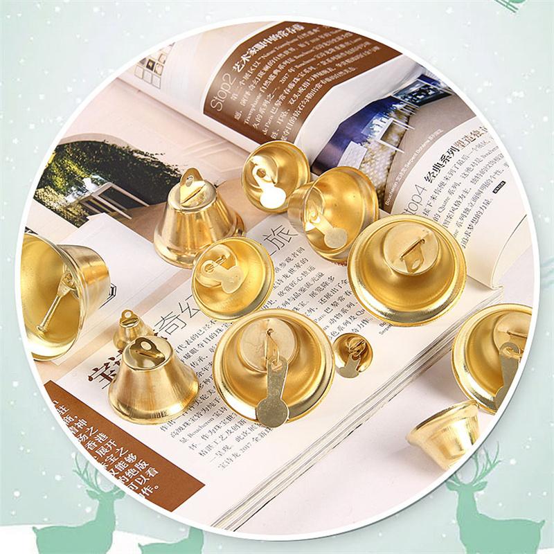 5 ΤΕΜ Χριστουγεννιάτικες Διακοσμήσεις Κουδούνια Μεταλλικές Διακοσμήσεις Καρμπόνιμου Ανοιχτές Τρομπέτες Χριστουγεννιάτικες Διακοσμήσεις