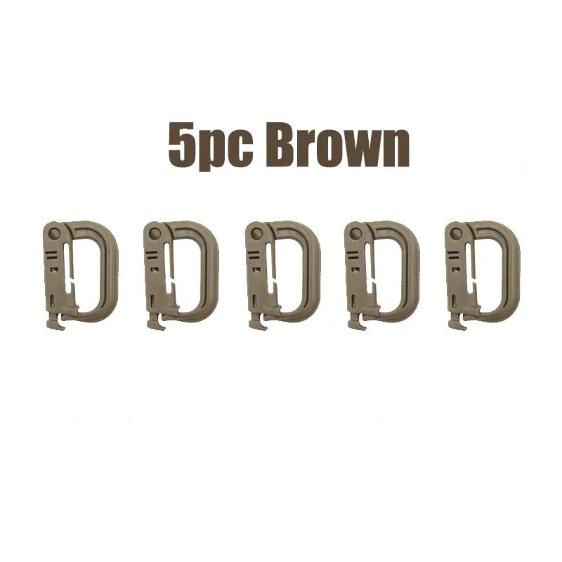 5PCS Portable Outdoor Hiking Buckle Tactical Suspension Buckle Press Switch Multi-Purpose Outdoor Hiking Camping Equipment