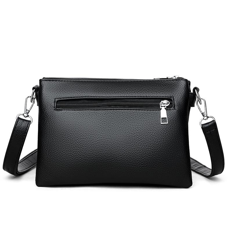 Women's Small Square Shoulder Bag Soft Leather Crossbody Bag Mother Bag