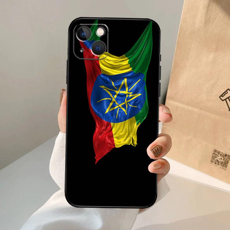 

Ethiopia Flag Case For iPhone 16 15 14 13 11 12 Pro Max XS X XR Plus Back Cover For iPhone 16 15 14 12 13 Mini iPhone 11 Pro