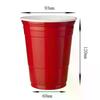 10 Stück 450ml Bunte Einweg-Plastik-Bierpong-Becher für Party-Bar-Spielzubehör