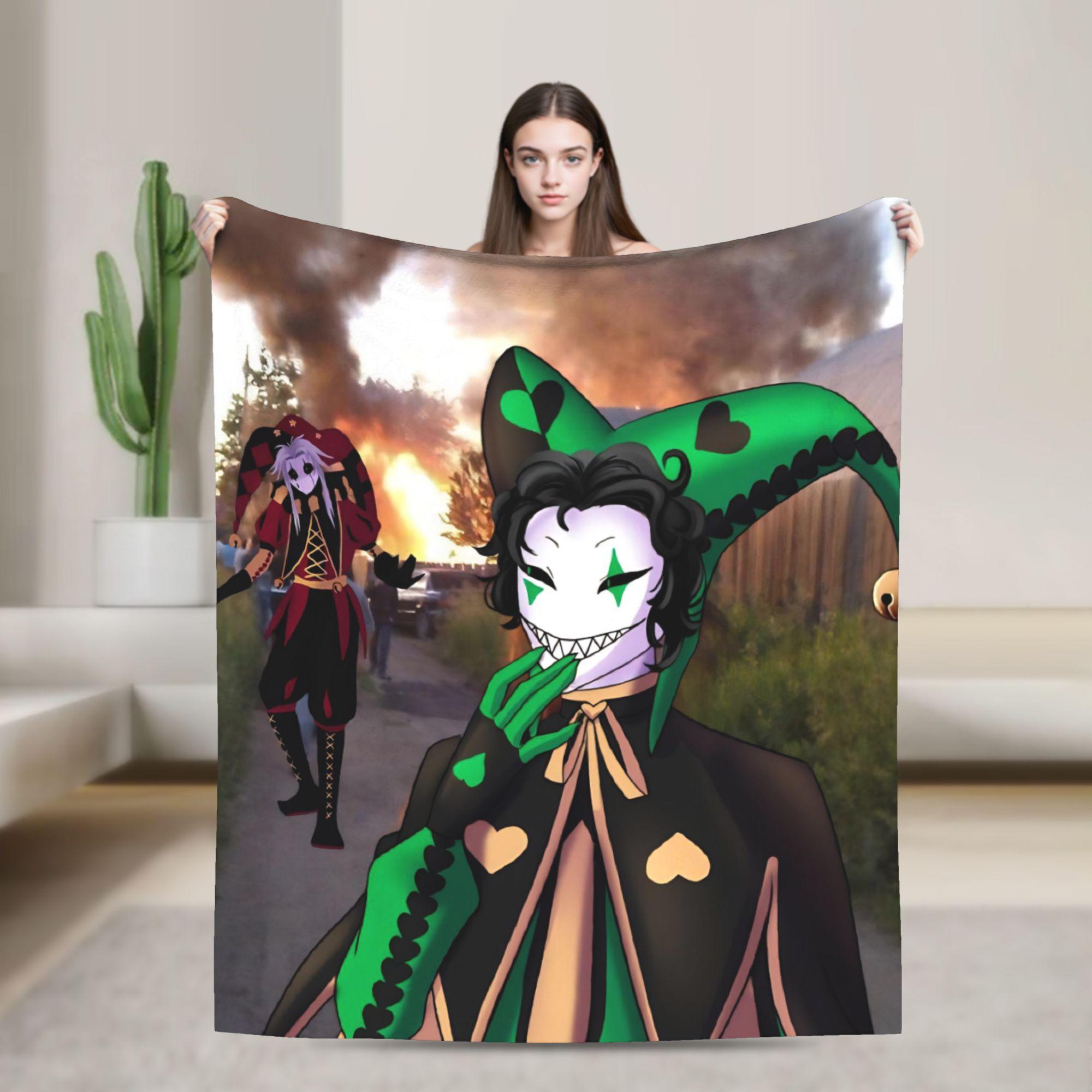 

The Freak Circus Fashion Blanket Multiple Sizes Soft Fuzzy Plush Throw Fashion Blankets for Sofa Couch and Bed 100x150cm