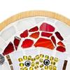 Handmade Christmas Present Ideas Mosaic Coaster DIY Kit, Festive Art Santa Wreath Acrylic Tile Supplies Snowman Pattern, Craft Kit for Adults, Holiday