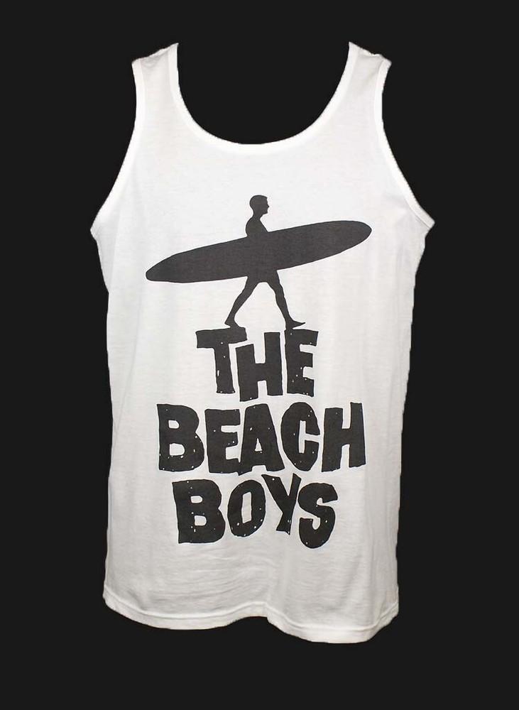 

The Beach Boys Surf Rock TSHIRT vest top unisex white S2XL Unisex T-Shirt XXL