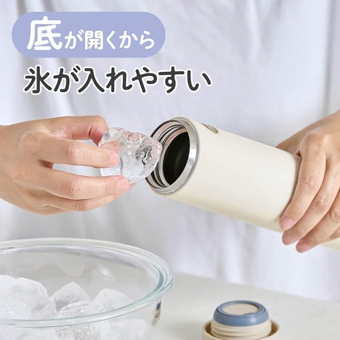 Washable Water Bottom Powerful Water Vacuum Keeps Hot and Easy To Mug Doshisha [Highly Bottle, Black, 320ml] Gorilla's Bottle, Insulated, Cold, Wash,