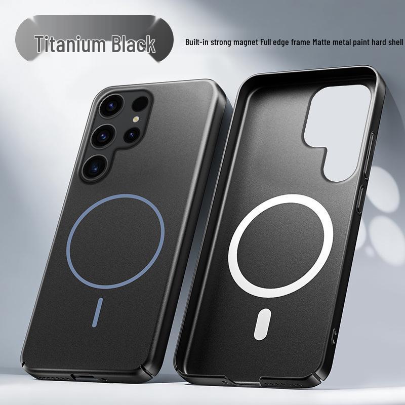 

Compatible Samsung S25 Ultra Case with Magnetic Ring, Baking Paint, Drop-Proof Design, Fits S24 and S24 Ultra. S22