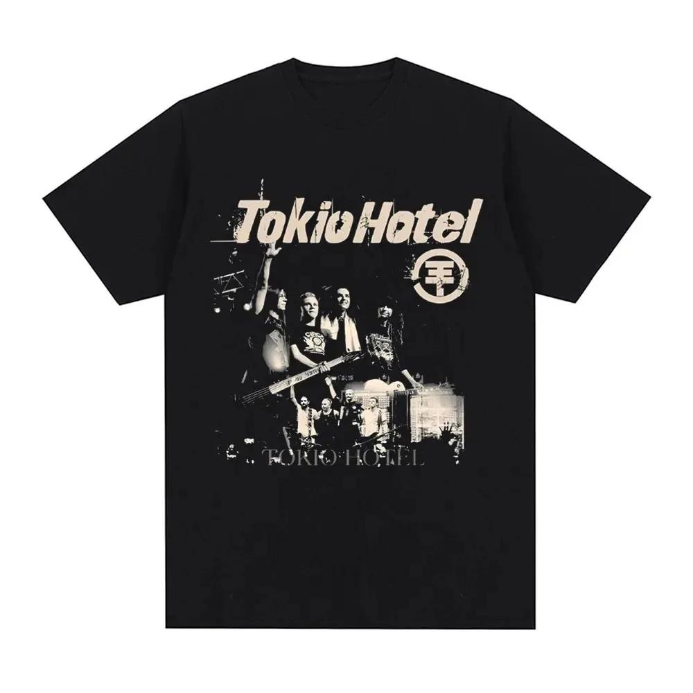 Tokio Hotel Band TShirt Vintage Rock Concert Graphic summer Unisex Tee Cotton Unisex casual comfortable S