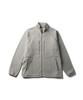 Snow Peak Fleece Jacket Light Size for Men and Women Water-Repellent JK-25AU020, Grey, L,