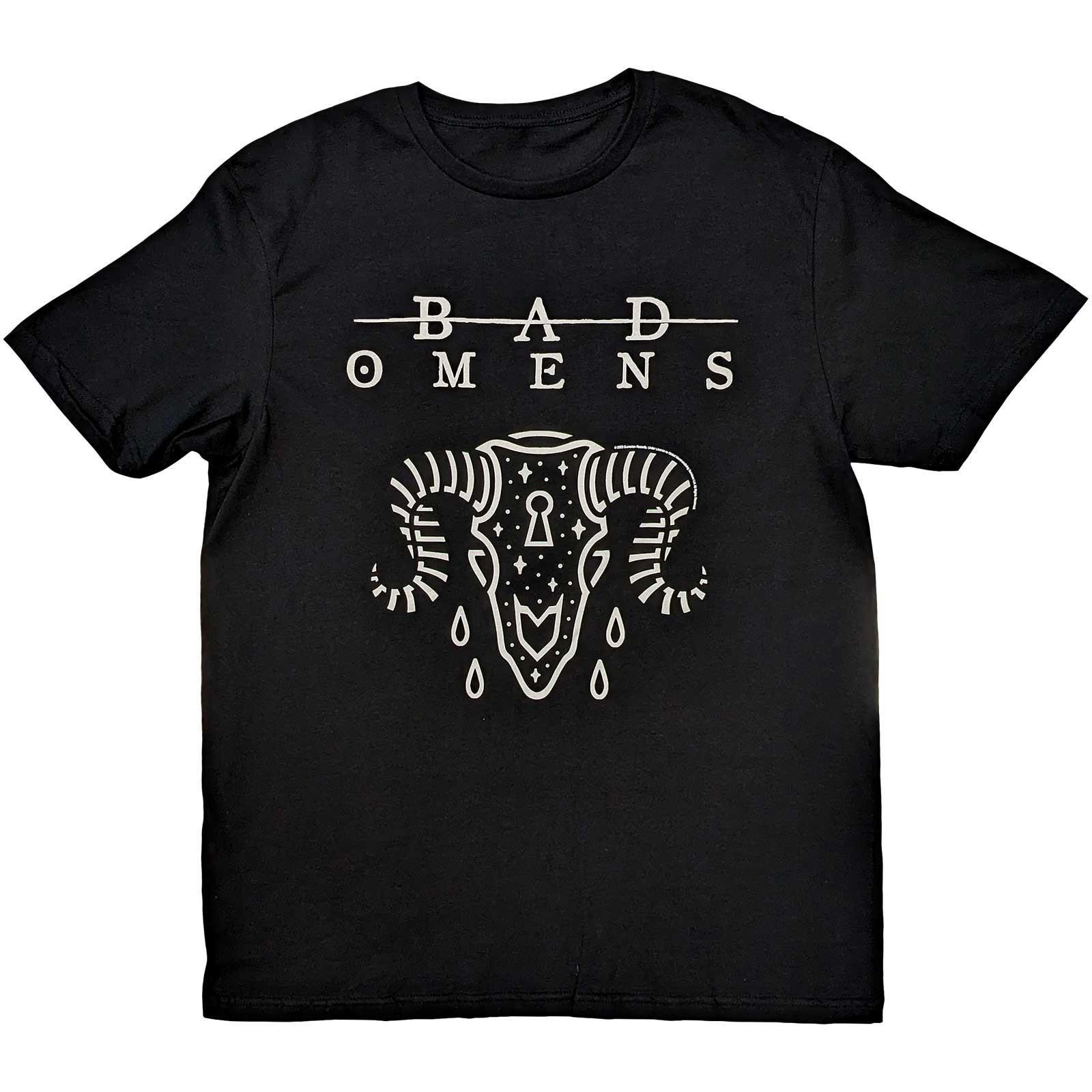 Bad Omens T-Shirt: Ram Skull OFFICIAL NEW XXXXL