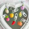 Sturdy Resin Vegetable Keychain Fashionable Phone Chain Decoration For Girls Gift Giving