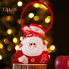 Weihnachts-Süßigkeitentüte, Schneemann, Weihnachtsmann, Rentier, Puppentasche, Kordelzug, Weihnachts-Goody-Halter, Geschenktüten für Heiligabend
