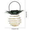 Spiral Lantern Light Solar Powered Pineapple Lamp Spiral LED Lanterns Outdoor Decorative String Wire Lights For Garden Patio