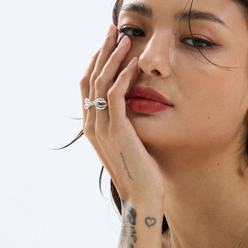 CALLOUTNEWYEAR Shiny Lips Ring _ SILVER (Silver92.5)