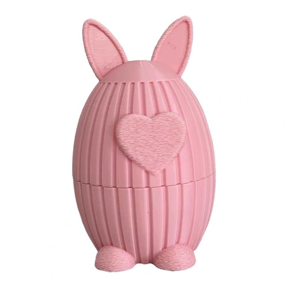 

Easter Egg Decoration 3d Printed Easter Eggs 3d Printed Candy Bowl Easter Decoration Kids Safe Smooth Surface Festival Ornament рожевий