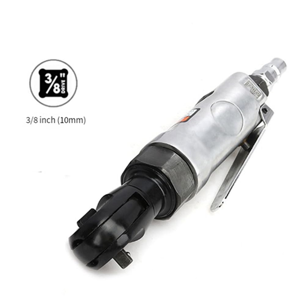 Pasotim 3/8 Square Head Pneumatic Wrench Pneumatic Ratchet Wrench 90 Degree Torque Wrench Machine Repair Tool Easy to Use